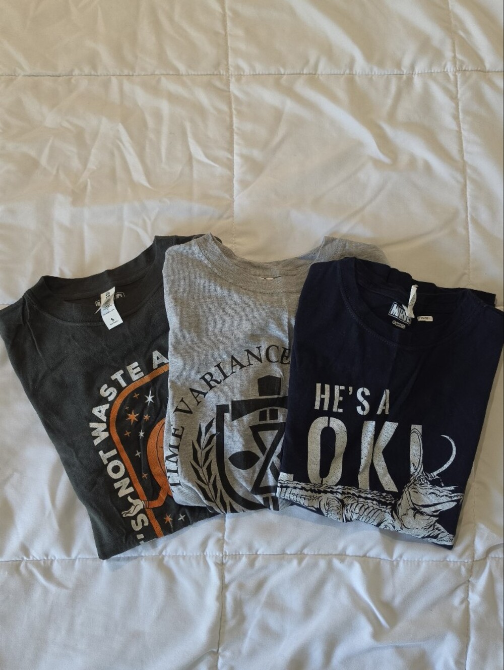Marvel Short Sleeve Tee Trio - Navy, Gray, Charcoal
